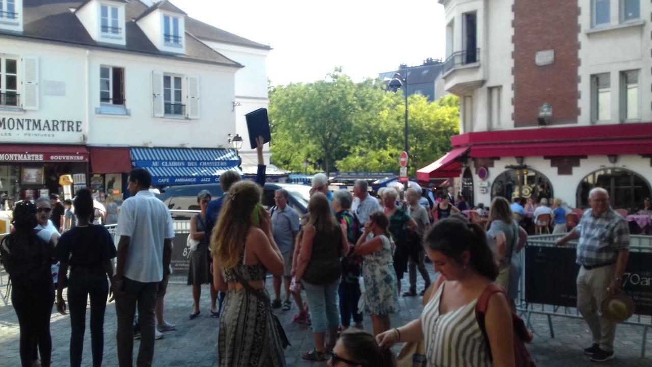 Ferienwohnung The Heart Of Montmartre Paris Exterior foto